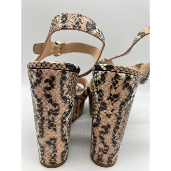Kate Spade Women's Grace Leather Dressy Snake Print Platforms Size 10M - Picture 8 of 12